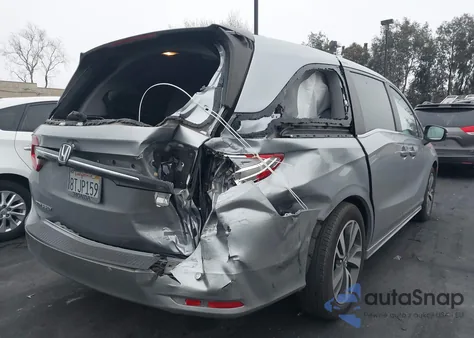 2021 Honda Odyssey Touring from USA, damaged, VIN 5FNRL6H88MB000217